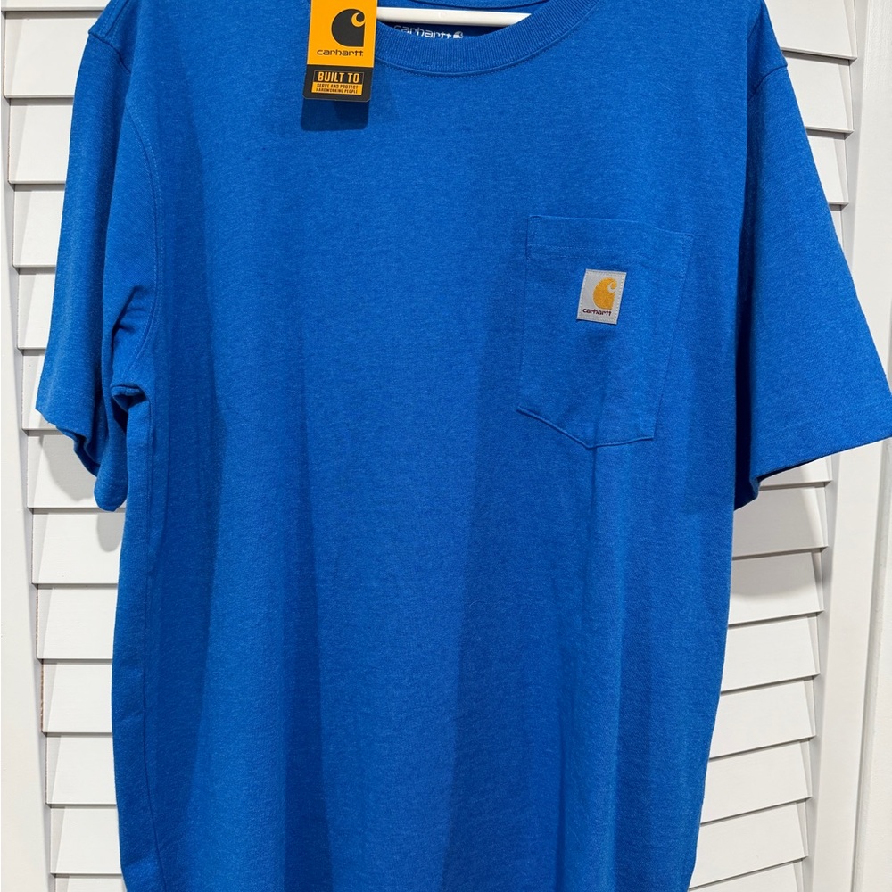 Carhartt Men's Vibrant Blue Short Sleeve Tee